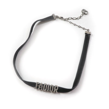 Christian Dior choker ? Black Silver