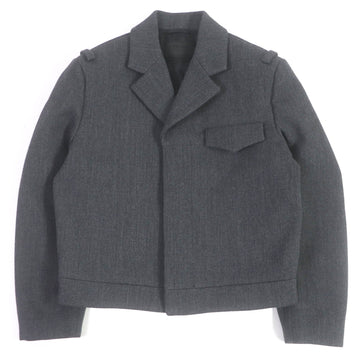 PRADA Blouson SGC362 Outer: 100% virgin wool, Lining: 100% rayon gray mens 48 Used