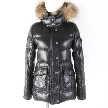 Burberry Nylon Down Jacket Black 38 Women