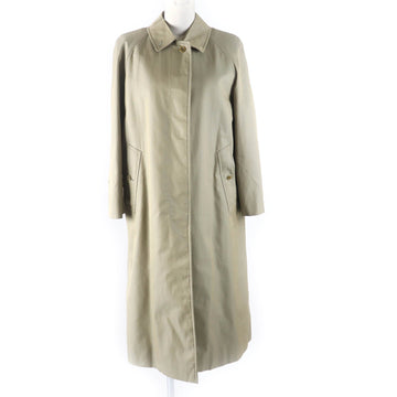 Burberry Vintage Khaki Coat with Nova Check Lining