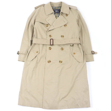 Burberry Vintage Cotton Trench Coat Beige