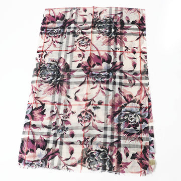 Burberry 4043946 Wool Silk Large Stall