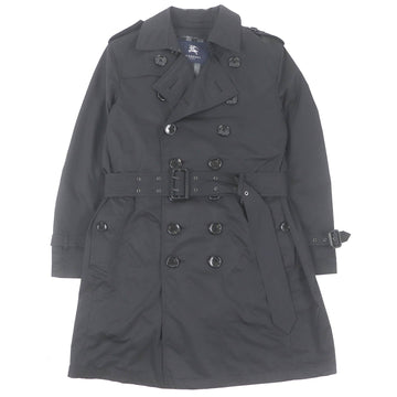Burberry Nylon Polyester Spring Coat Black M