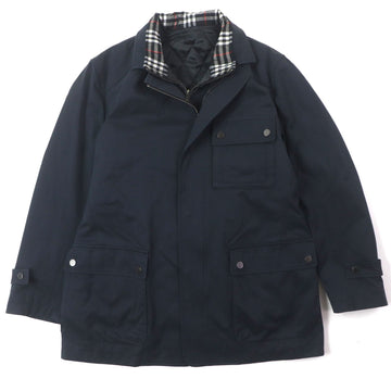 Burberry London 3WAY Military Coat Cotton Polyester Lamb Leather 2way Coat