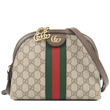 GUCCI Ophidia Sherry CS Supreme Leather Shoulder Bag 499621
