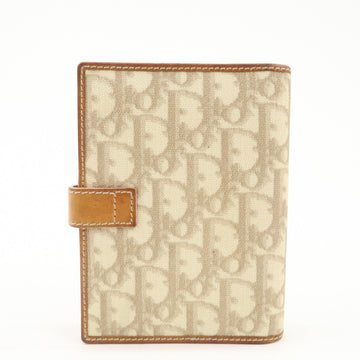 Christian Dior Trotter PVC Leather Agenda Cover Beige Ivory Used