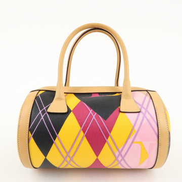 Christian Dior PVC Leather Mini Boston Bag Hand Bag Multi Color Used