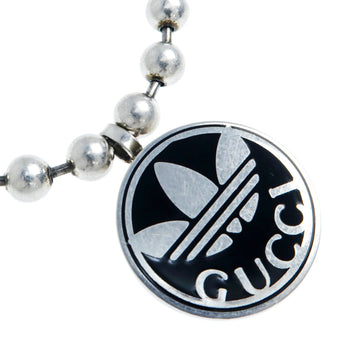 Gucci Adidas Collaborative necklace Ballchain Trophy Silver Black AG925 Pendant   Accessories