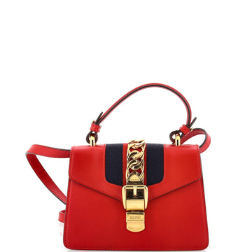 Sylvie Top Handle Bag Leather Mini