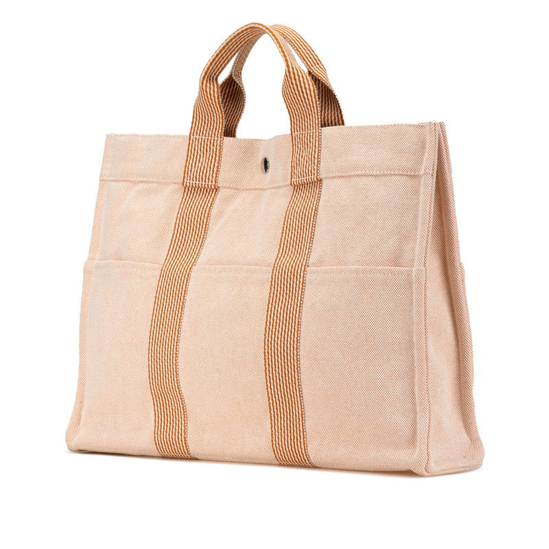 Hermes Canvas New Fourre-Tout MM Tote Bag