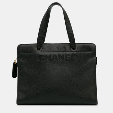 Caviar Leather Tote Bag