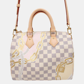 Damier Azur Speedy Bandouliere 25 Nautical Handbag