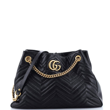 EC Marmont Chain Shoulder Bag Matelasse Leather