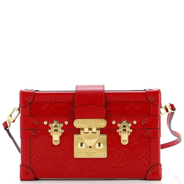 Petite Malle Handbag Monogram Vernis