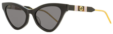 Gucci Women's Cateye Sunglasses EC0597S 001 Black 55mm