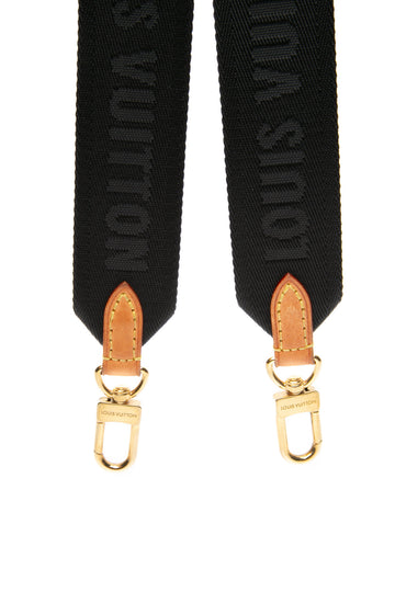 LOUIS VUITTON Black Jacquard Bandouliere Adjustable Crossbody Strap