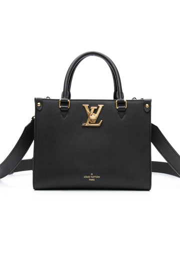 LOUIS VUITTON Black Lock and Go Tote Bag