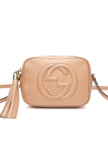 GUCCI Camelia Small Soho Disco Bag