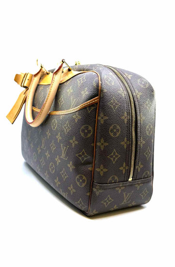 LOUIS VUITTON Brown Coated canvas Monogram Handbag