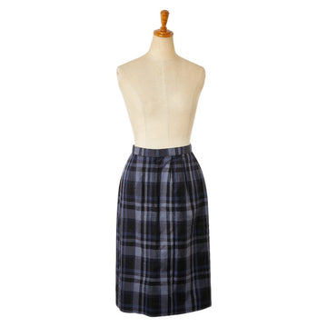 Burberry Nova Check Cotton Long Skirt