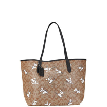 Coach Signature Peanuts Snoopy Tote Bag