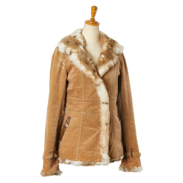 Burberry Blue Label Cotton Faux Fur Coat