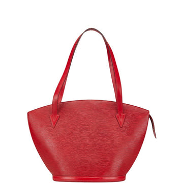 Louis Vuitton Epi Red Leather Shoulder Tote