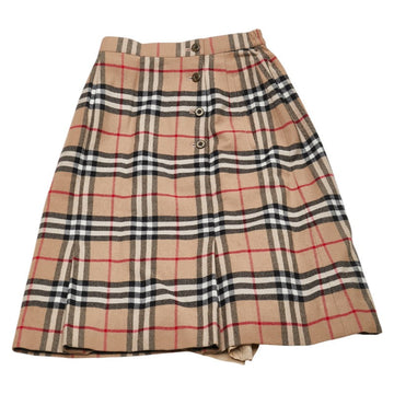 Burberry Nova Check Wool Skirt