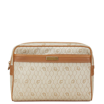 Dior Honeycomb PVC Leather Clutch Bag
