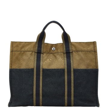 Hermes Herbag Canvas Tote Bag