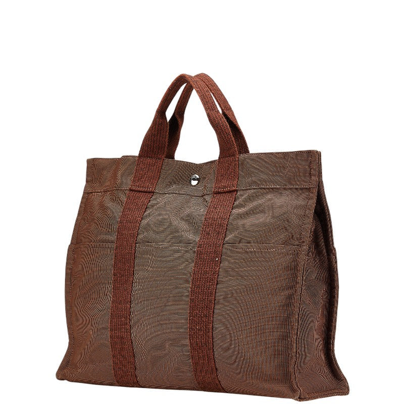Hermes Canvas Herline Tote Bag