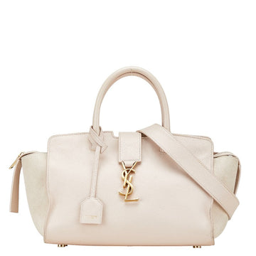 Saint Laurent Leather Suede Downtown Cabas 2way Bag 436834