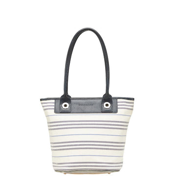 Burberry Canvas Leather Tote Bag