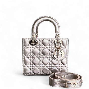 Dior Lady Small ABC - Metallic Cannage Lambskin Gold Hardware MyABC Strap