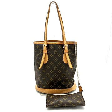 Louis Vuitton Monogram Bucket PM Tote Bag