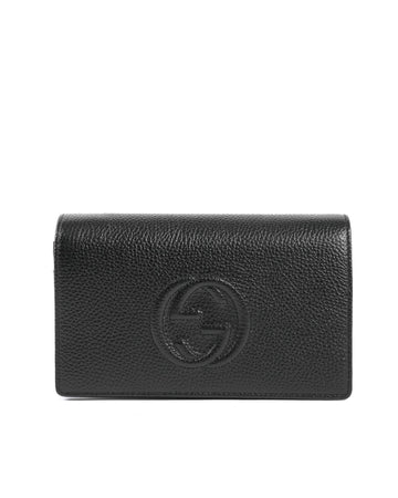 Gucci Black Leather Crossbody Bag