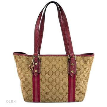 G*G Tan & Pink Shopping Tote (Indistinguishable)