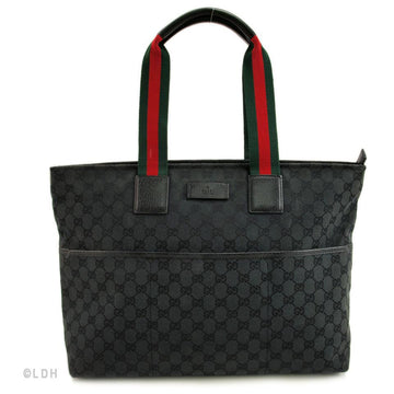 G*G Black Diaper Shopper Tote (Indistinguishable)