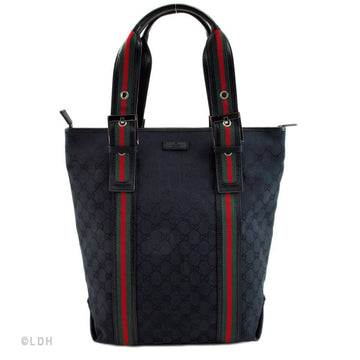 G*G Black Monogram Large Tote (Indistinguishable)