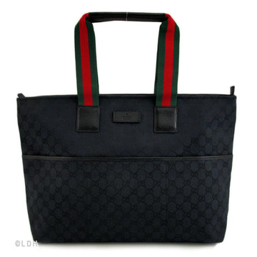 G*G Black Diaper Shopper Tote (Indistinguishable)