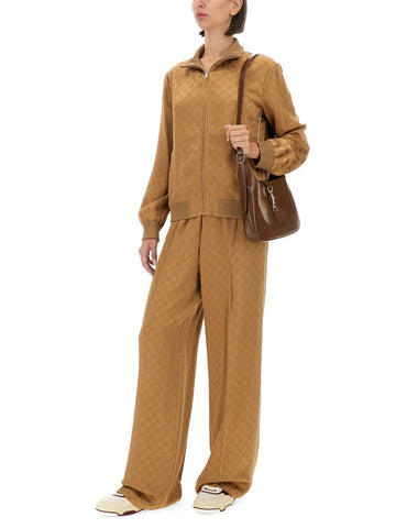 Gucci Women Gg Jacquard Pants