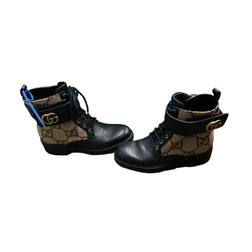 Brown Boots Luxury Designer Gucci, Size 9