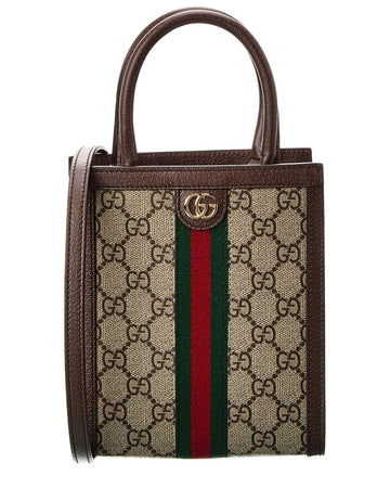 Gucci Ophidia CS Supreme Canvas & Leather Super Mini Bag
