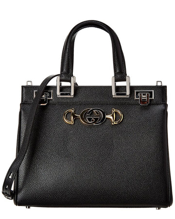 Gucci Zumi Small Leather Top Handle Shoulder Bag