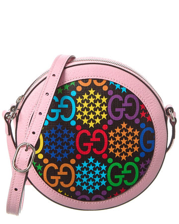 Gucci Gg Psychedelic Canvas & Leather Crossbody