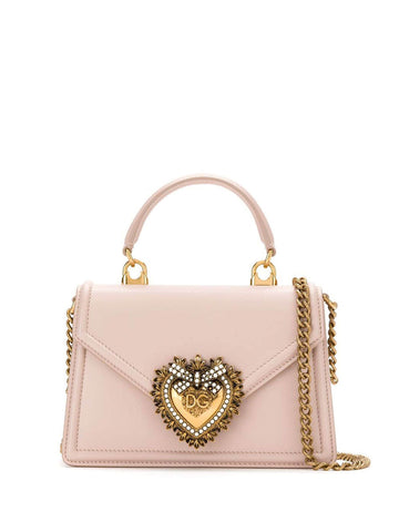 Dolce & Gabbana Women Borsa Devotion Piccola In Pelle Liscia