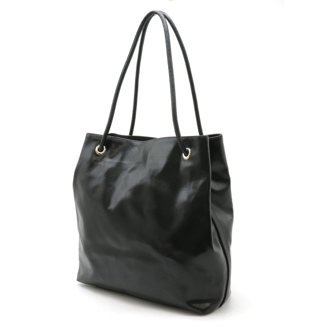 Gucci Coated Canvas Leather Tote Bag 257275