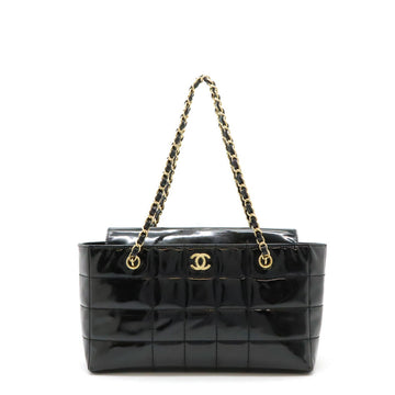 Chanel Chocolate Bar Patent Tote Bag
