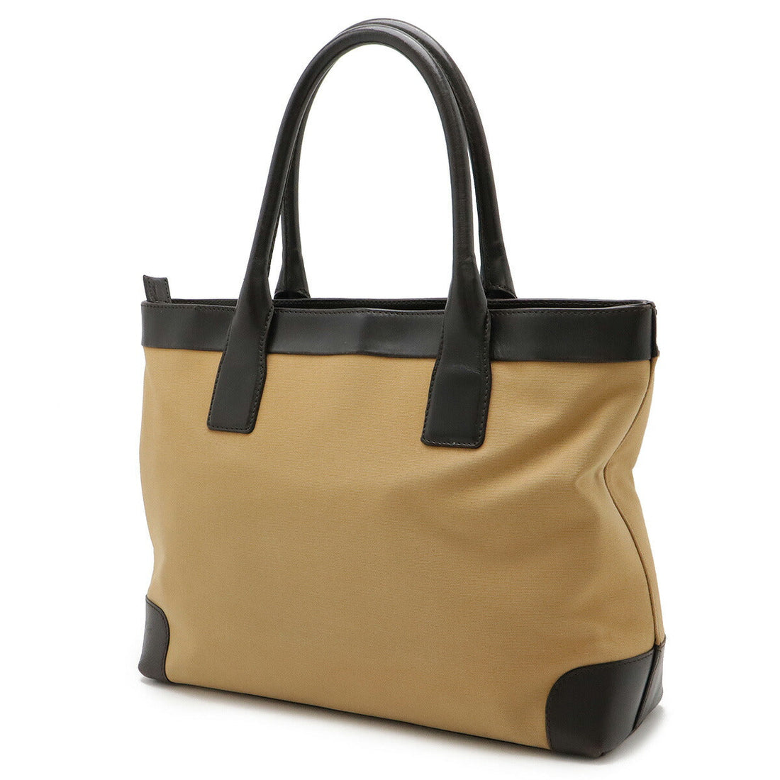 Gucci Canvas Leather Tote Bag
