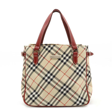Burberry Blue Label Check Mini Handbag Nylon/Leather